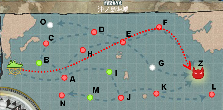 艦これ 2 4 沖ノ島海域を突破 Blog Daruyanagi Jp